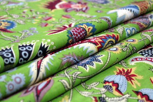 Ethnic Cotton Hand Printed Dressmaking Crafting Fabric - Image 5