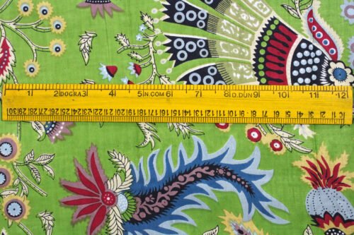 Ethnic Cotton Hand Printed Dressmaking Crafting Fabric - Image 6