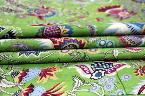 Ethnic Cotton Hand Printed Dressmaking Crafting Fabric - Image 4