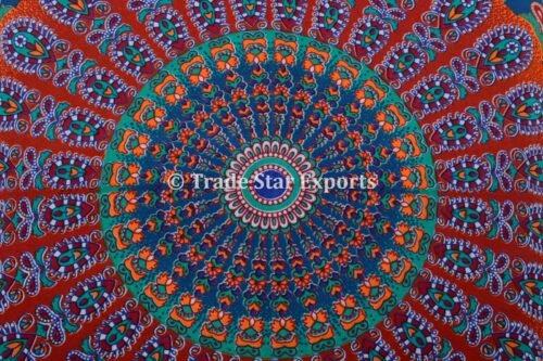 Boho Mandala Fringes Sofa Throw Pillow Cover - Image 2