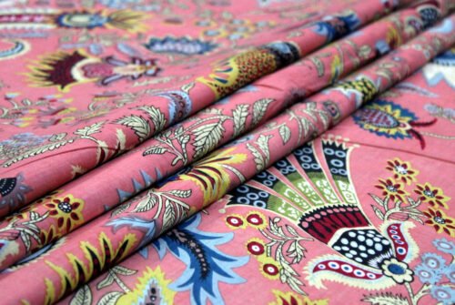 Hand Printed Decorative Fabric For Scarves Making - Image 6