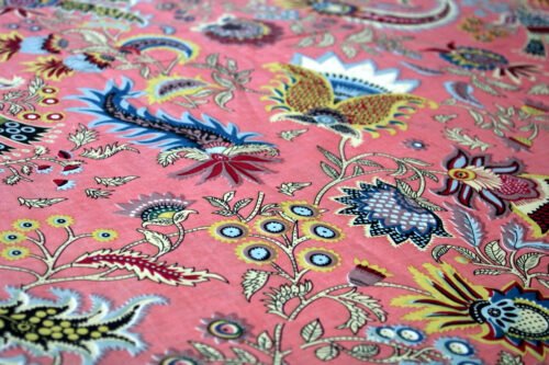 Hand Printed Decorative Fabric For Scarves Making - Image 4