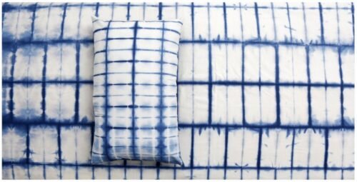 Ethnic Shibori Hand Dyed Twin Bedding Set - Image 4