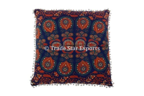 Euro Sham Modern Mandala Fringes Pillow Cover - Image 5