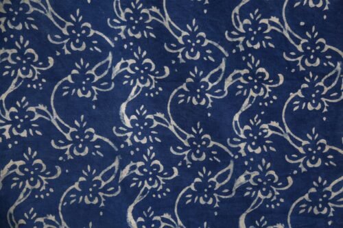 Hand Block Printed Cotton Running Fabric TS FB 133 4