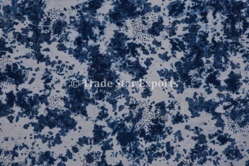 Handmade Block Print Queen Stone Washed Bedspread - Image 4