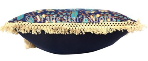 Handmade Mandala Fringe Hippie Cushion Cover - Image 4