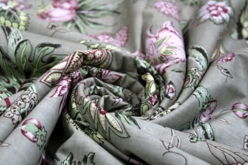 Cotton Hand Printed Fabric For Home Furnishing - Image 2