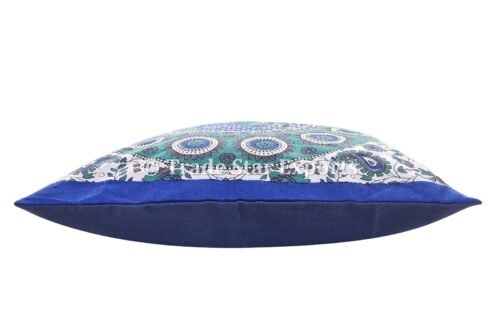 Indian Mandala Elephant Soft Cushion Cover - Image 2