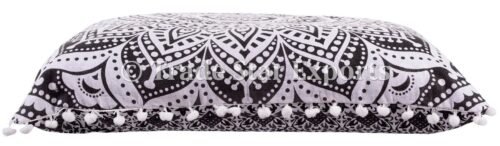 Indian Modern Mandala Fringes Cushion Case - Image 4