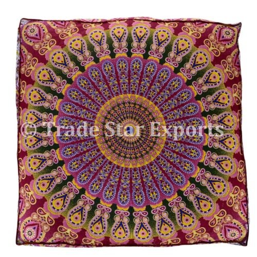 Indian Ombre Mandala Box Cushion Cover - Image 2