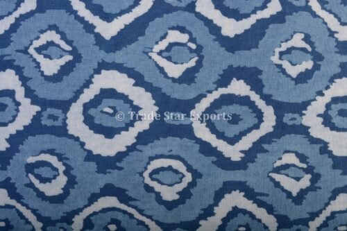 Indigo Block Print Sofa Throw Pillow Cover - Image 5