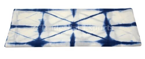 Indigo Shibori Tie Dye Home Furnishing Material - Image 3