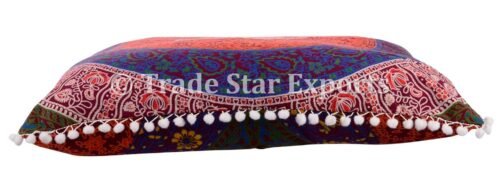 Mandala Fringes Euro Sham Hippie Cushion Cover - Image 5