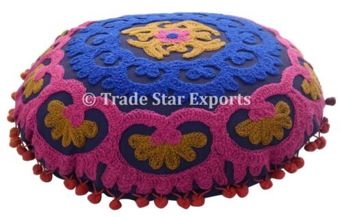 Suzani Embroidery Handmade Boho Cushion Case - Image 2