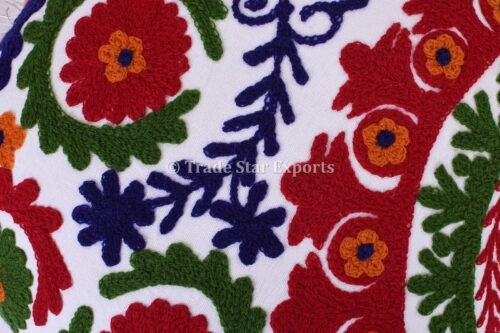 Home Decor Suzani Couch Embroidered Cushion Cover - Image 2