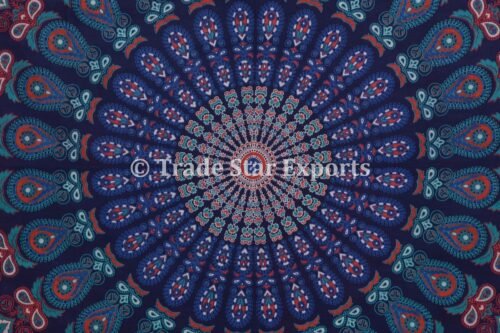 Traditional Mandala Bedspread With Cushion Cases - Image 4