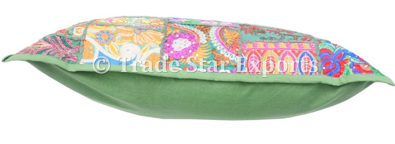 Vintage Bohemian Patchwork Cushion Case Decor - Image 4