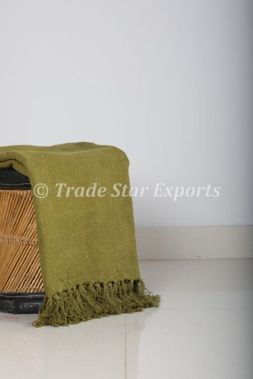 Boho Cotton Reversible Couch Throw Blanket - Image 5
