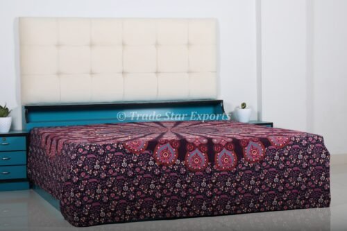 Ethnic Mandala Tapestry Cotton Bedspread - Image 4