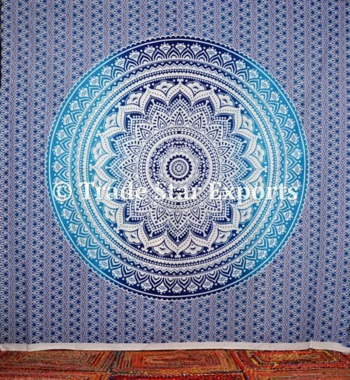 King Mandala Tapestry Hippie Cotton Wall Hanging