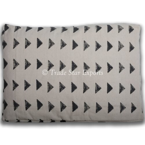 Tribal Block Print Baby Bed Floor Pillow - Image 2