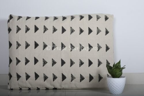 Tribal Block Print Baby Bed Floor Pillow - Image 5