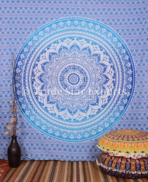 Indian Ombre Cotton Mandala Wall Tapestry - Image 3