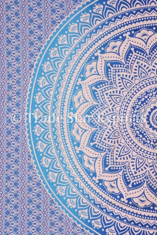 Indian Ombre Cotton Mandala Wall Tapestry - Image 4