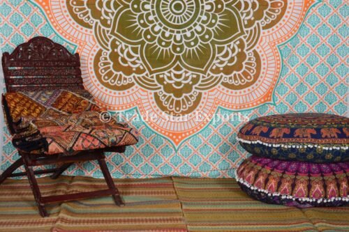 Mandala Wall Hanging Queen Cotton Tapestry - Image 4