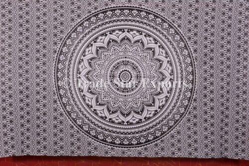 Indian Ethnic Mandala Ombre Twin Tapestry Wall Hanging