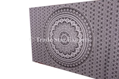 Indian Ethnic Mandala Ombre Twin Tapestry Wall Hanging - Image 3