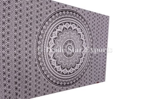 Indian Ethnic Mandala Ombre Twin Tapestry Wall Hanging - Image 4