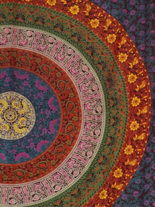 Mandala Beach Blanket Twin Tapestry - Image 4