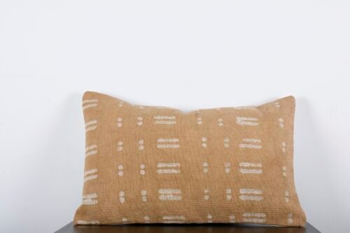 Ethnic Cotton Rug Pillow Cover Handloomed Mud Cloth Bed Pillow - Image 5
