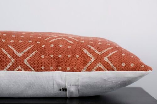 Handloomed Rug Bed Pillow Cover Block Print Large Pillow - Image 2