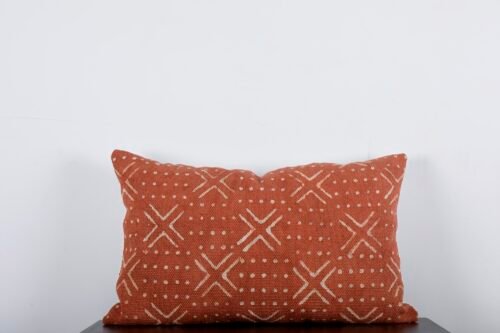 Handloomed Rug Bed Pillow Cover Block Print Large Pillow - Image 5