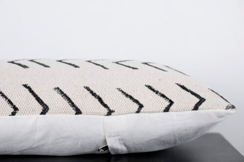 Mud Cloth Block Print Lumbar Bed Pillow Cotton Rug Pillow Cover - Image 5