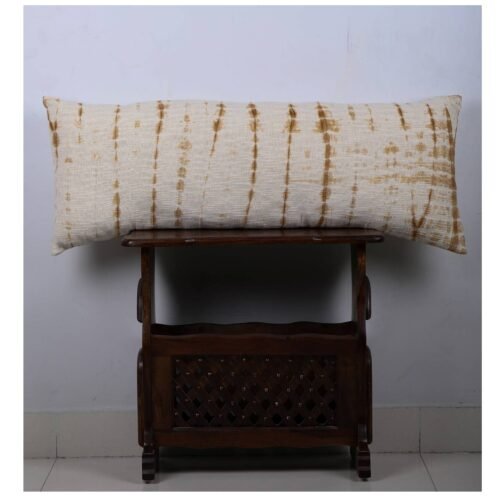 Hand Dyed Lumbar Pillow Shibori Cotton Pillow Cover - Image 5