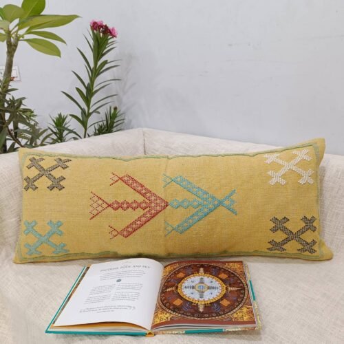 Handwoven Sabra Lumbar Pillow