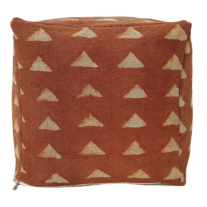 Mud Cloth Hand Block Print Ottoman Cover: A Comfortable and Decorative Piece of Accent Floor Furnishing