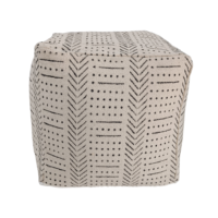 Handmade Mud Cloth Pouf Cover A Unique and Stylish Addition to Any Room