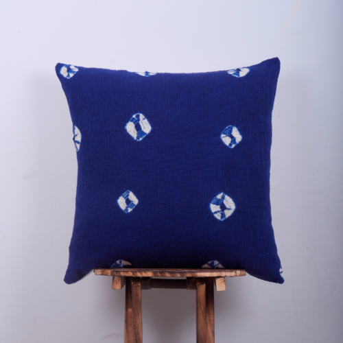 18X18 Square Slub Shibori Kumo Pattern 100 Cotton Pillow Cover And Cushion Cover For Home Decor