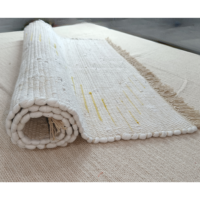 Luxury Handloomed Rug-Chindi Rug For Home Decor- Doormat- Indoor-Outdoor Decor