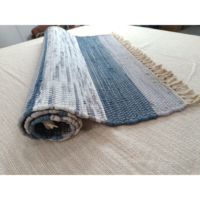 Decorative Handloomed Rug-Handmade Chindi Rug For Home Decor-Farmhouse Decor-Outdoor Furnishing