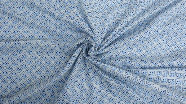 Cotton Block Print Upholstery Fabric