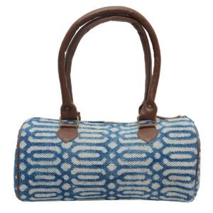 Indigo Handloomed Duffle Bag-Woven with Skill, Tradition, and a Touch of Wanderlust