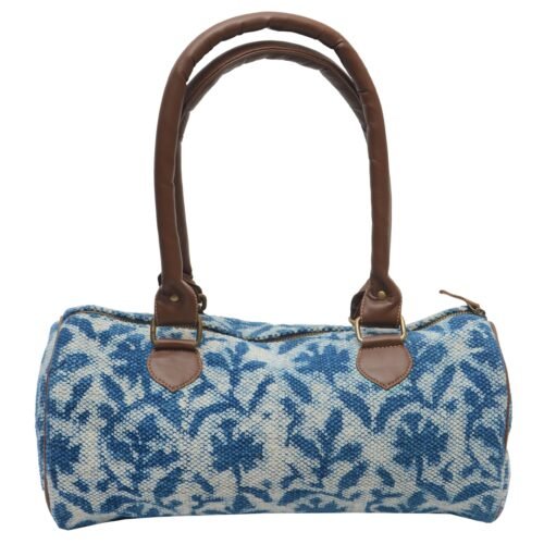 Floral Printed Handloomed Bag Meticulously Crafted to Infuse Your Journey with Cultural Authenticity