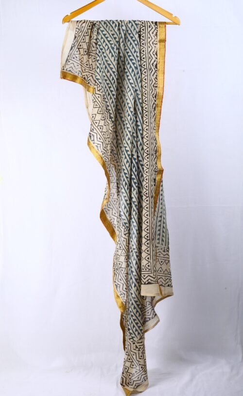 Hand Block Printed Beach Cotton Sarong Layer With Your Dress, Skirt - Image 5