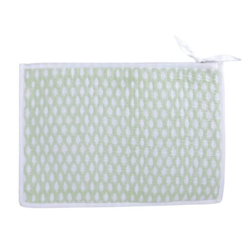 Elegant Design Cotton Quilted Laptop Sleeves With Small Buta In Green - Image 3